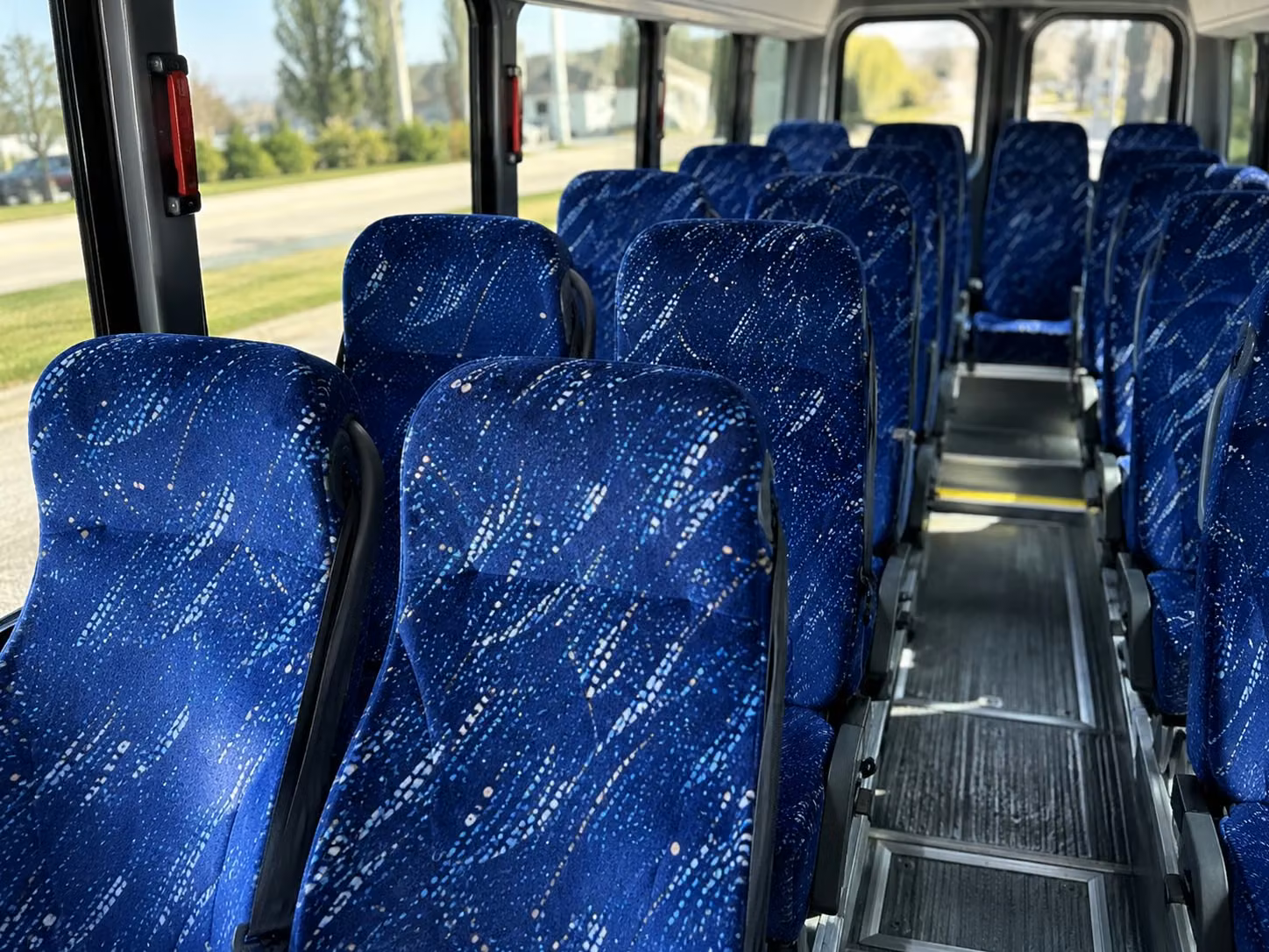 15 passenger minibus inside