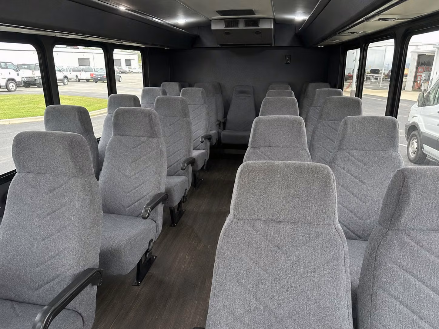 15 passenger minibus interior