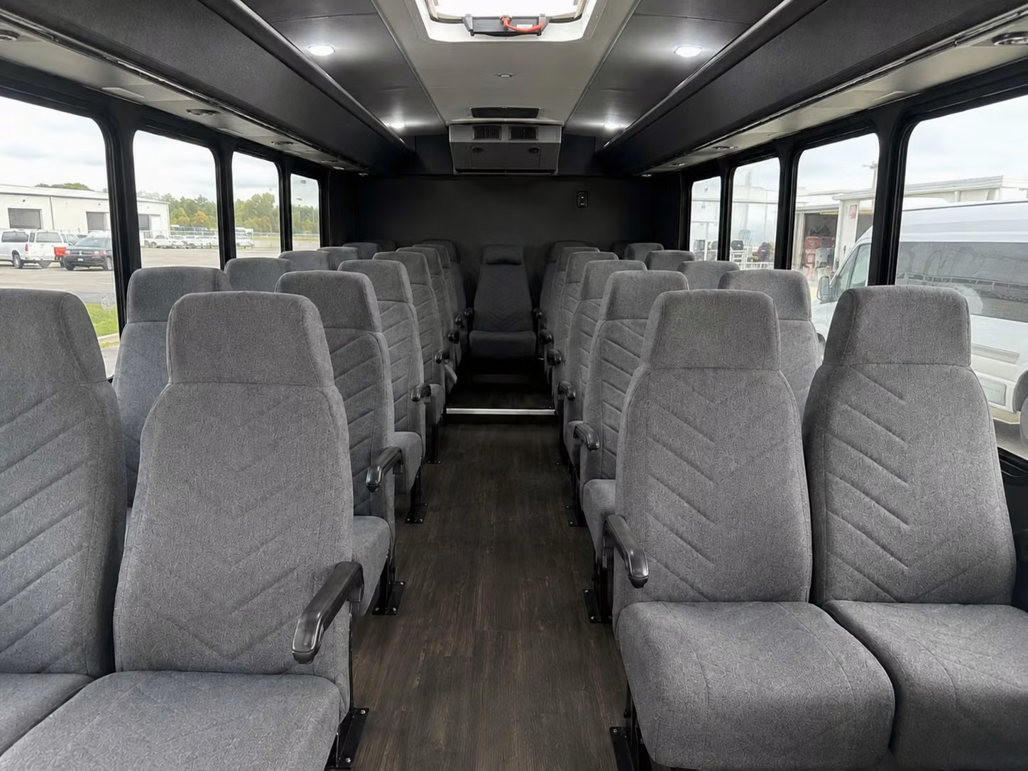 18 passenger minibus interior