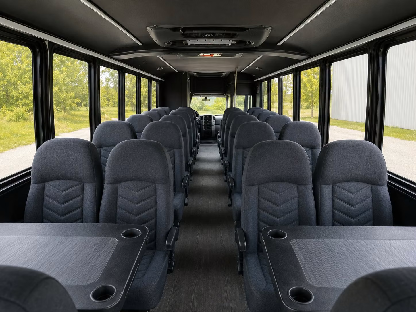 20 passenger minibus inside