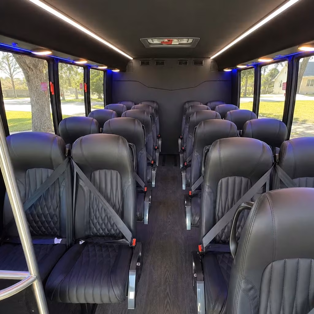 25 passenger minibus inside