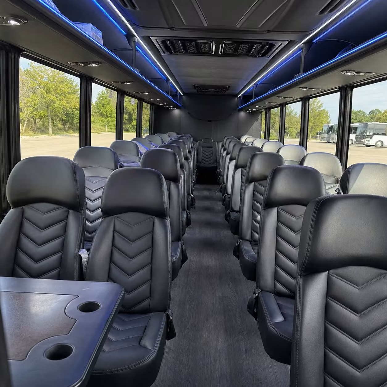 30 passenger minibus inside