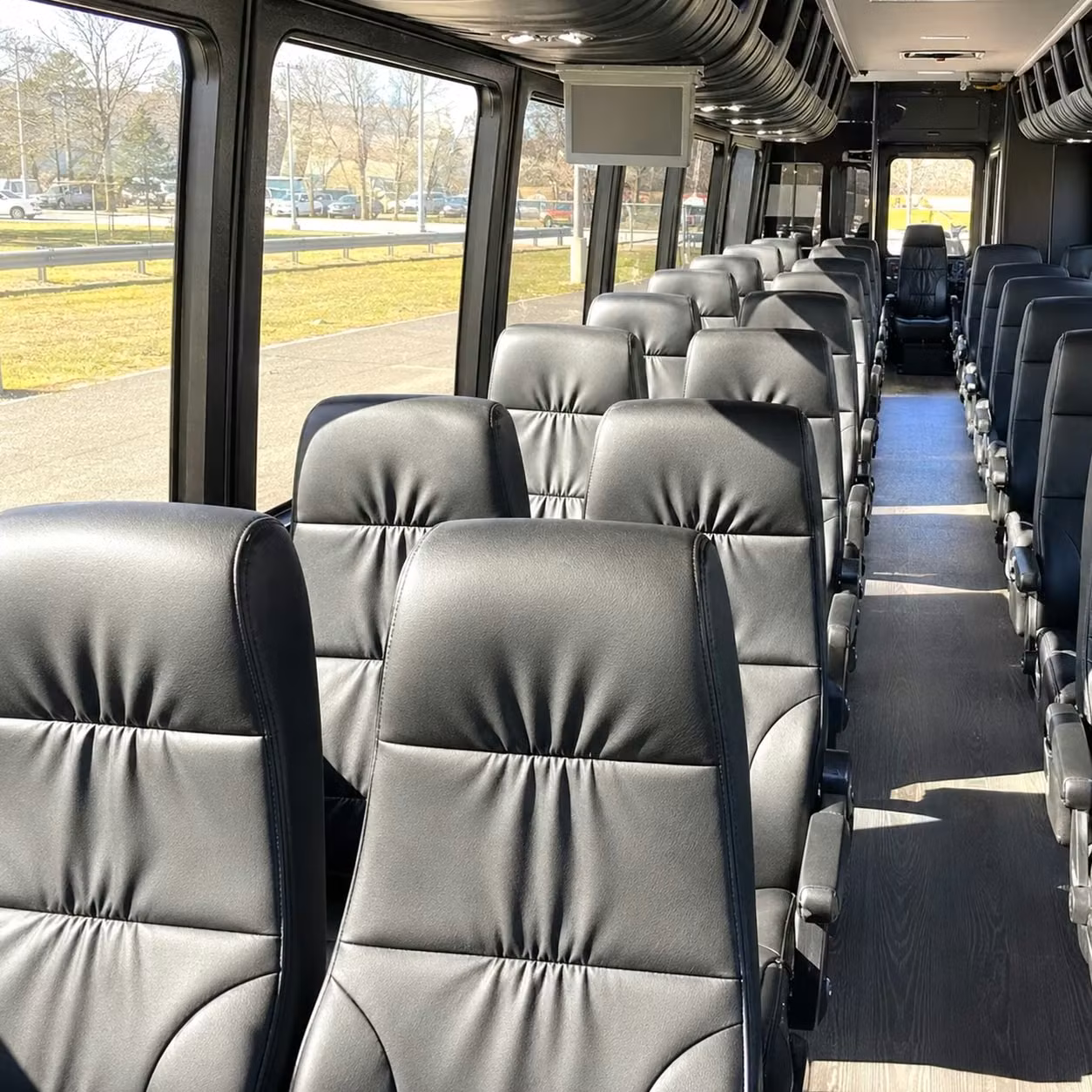 35 passenger minibus inside
