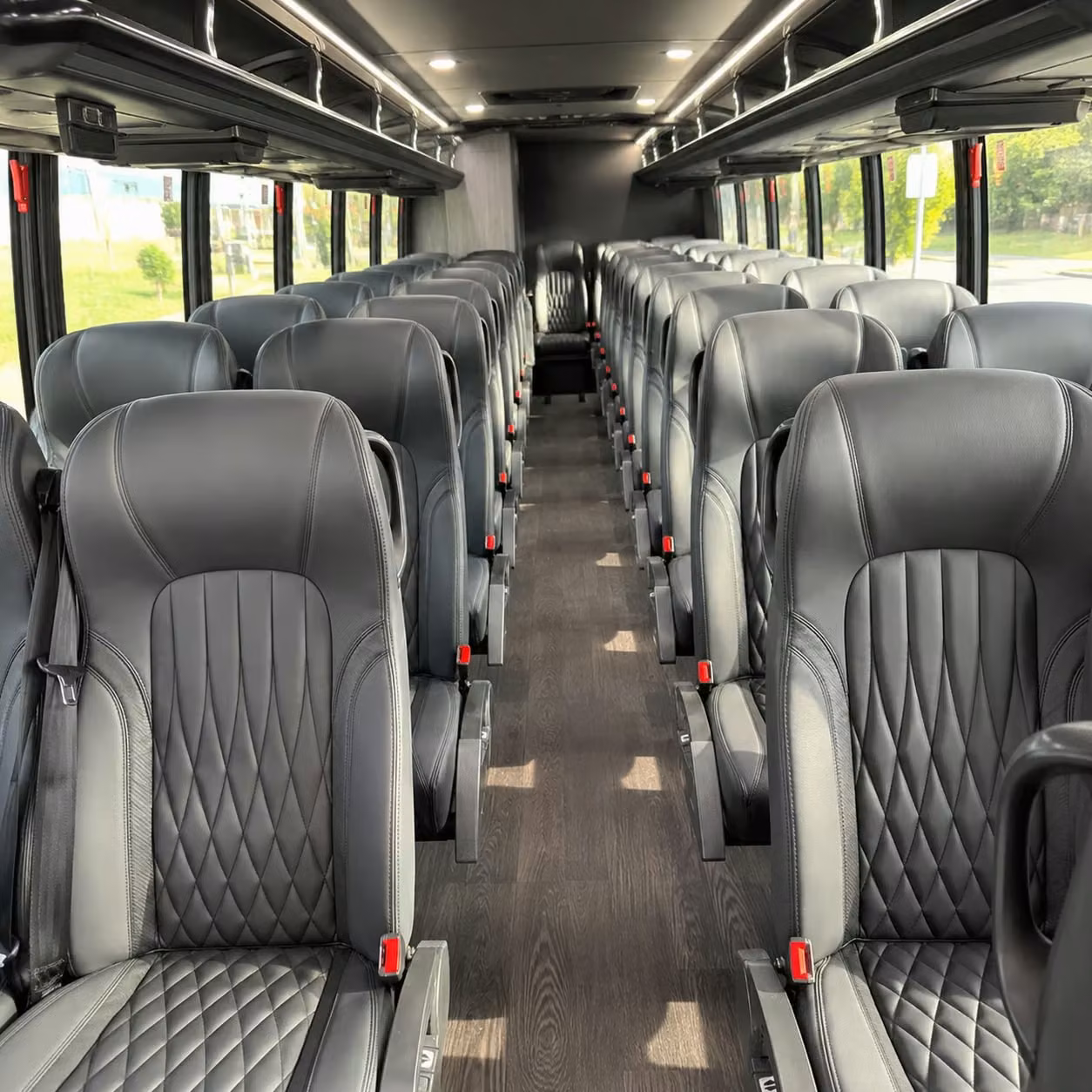 35 passenger minibus interior