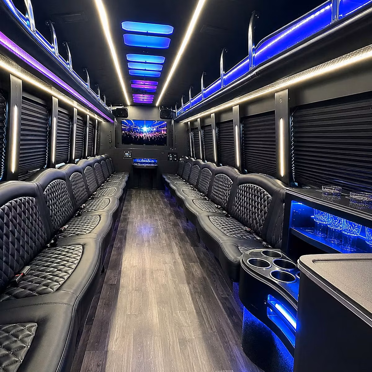 party bus interior